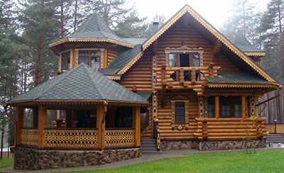 Деревянный терем из сруба