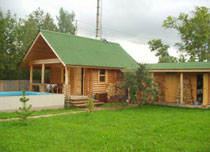 Деревянный дом, проект, сруб