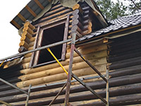 Реставрация срубов, фото