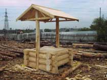 колодец из дерева